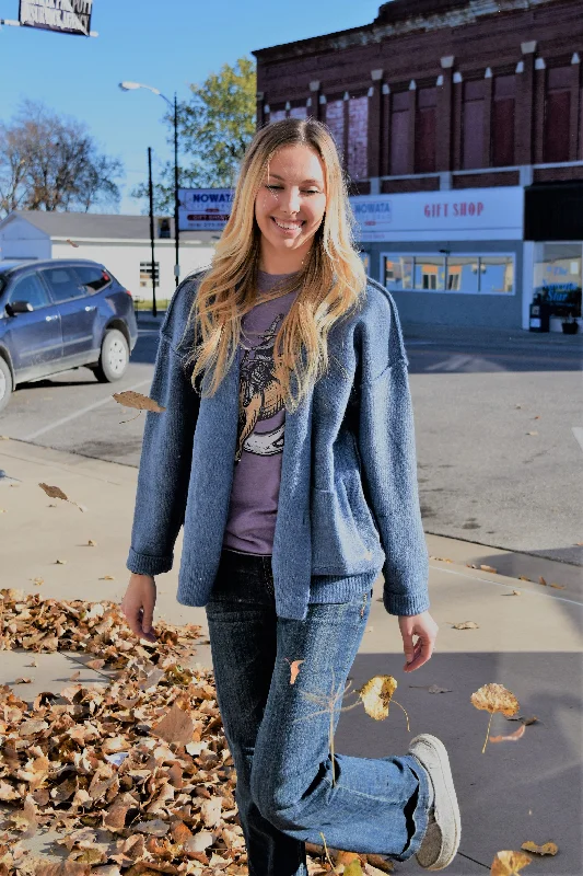 Women's Work Apparel The Blue June Cardigan