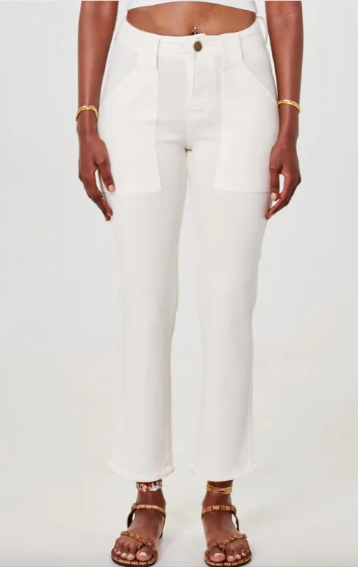 Women's Clothing Sale Online Dana High Rise Slim Jeans In Ivory