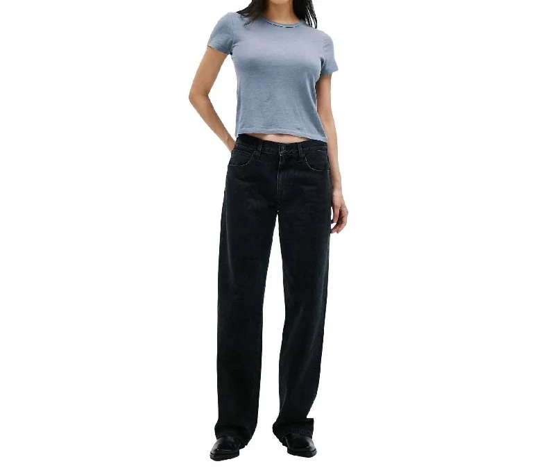 Fashionable Women's Clothing Tess Long Jeans In Shadow Ridge