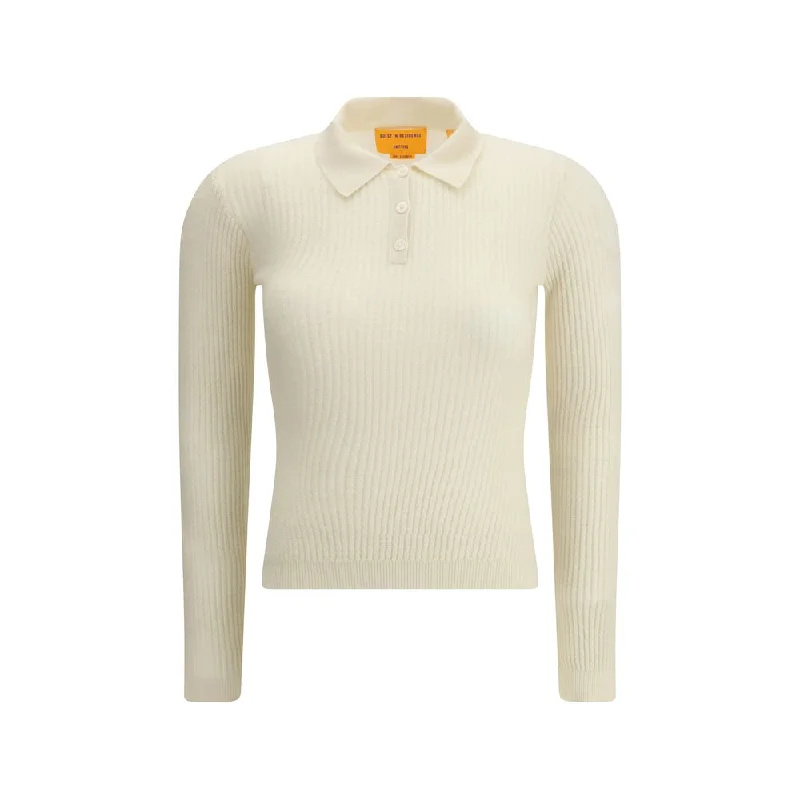 Fashionable Women's Wardrobe Guest in Residence Cashmere Polo Women's Sweater