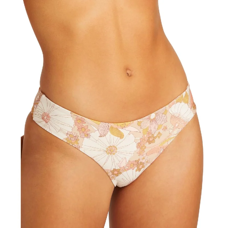 Holiday Gift Guide Sale Juniors Bloom Shaka Womens Floral Print Cheeky Swim Bottom Separates