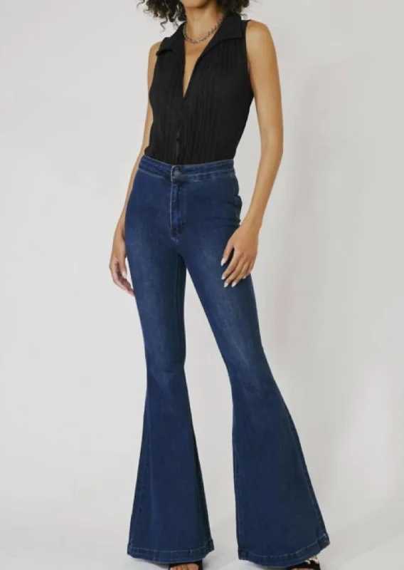 Women's Formal Event Clothing Bell Bottoms In Denim