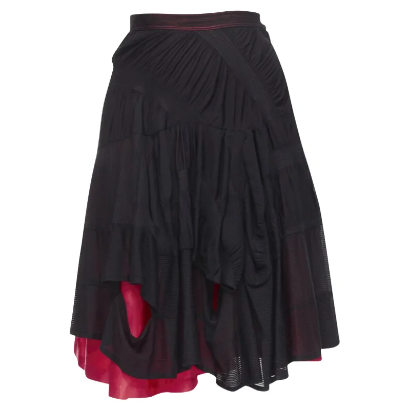 Women's Trendy Apparel Comme Des Garcons shir ruffle layer skirt