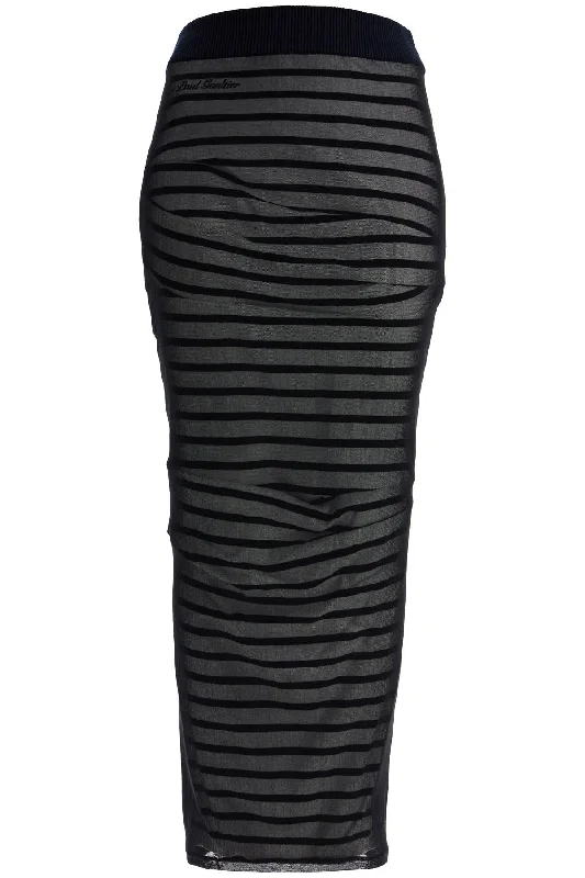 Women's Holiday Apparel Jean Paul Gaultier Women's 'Striped Skirt In