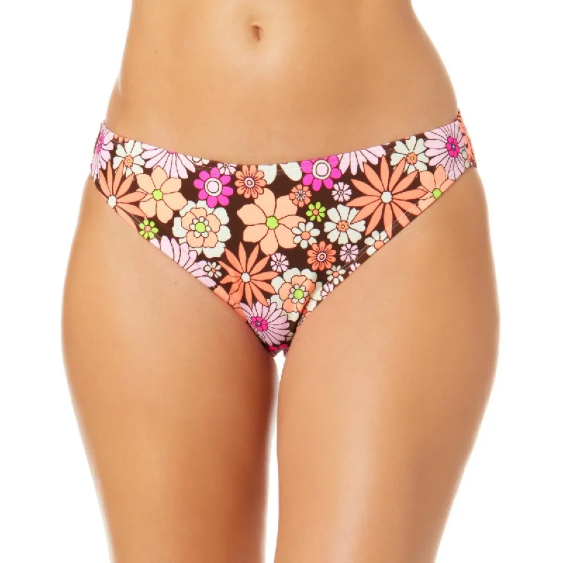 Women's Clothing With Trendy Designs Juniors Womens Floral Print Hipster Swim Bottom Separates