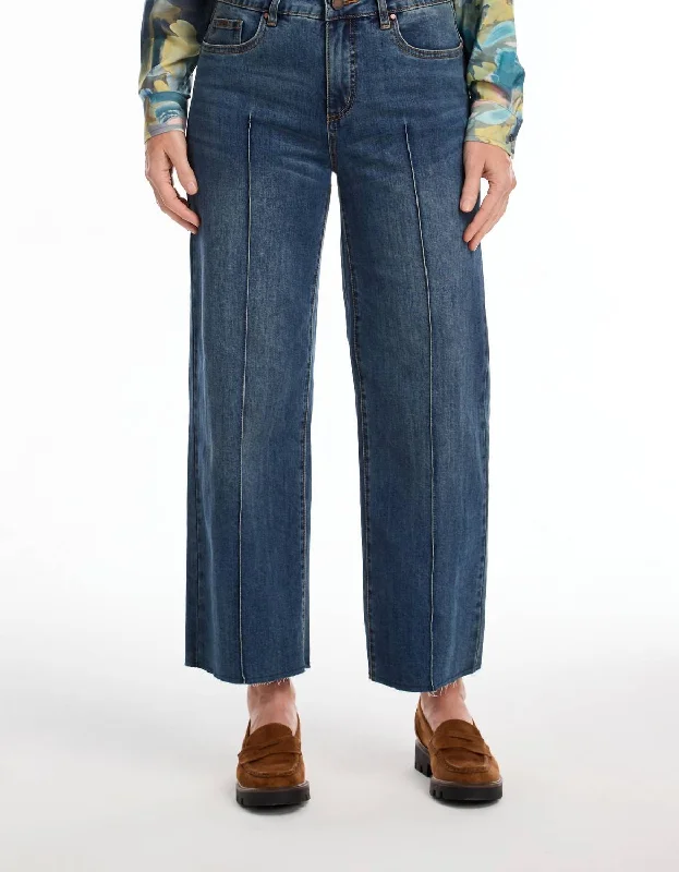 Women Wear Brands Olivia Wide Ankle Jean In Vintage Wash