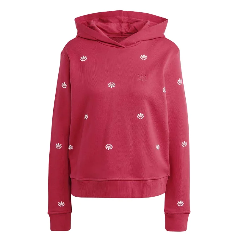 Casual Apparel For Women adidas - Women's Allover Mini Crest Logo Hoodie (II5632)