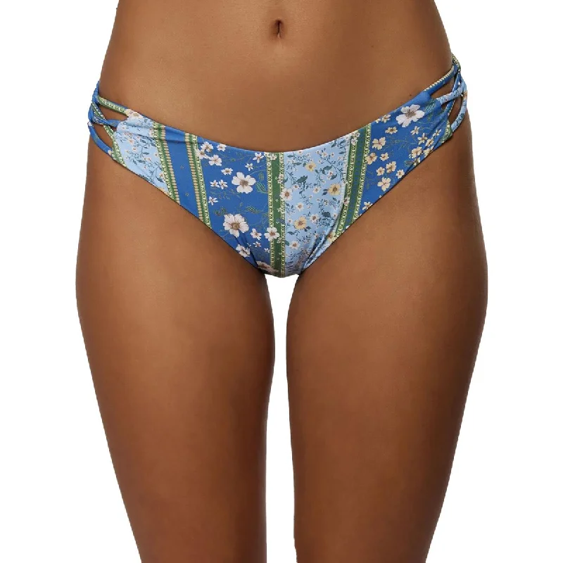 Women's Holiday Outfit Womens Floral Cut-Out Swim Bottom Separates