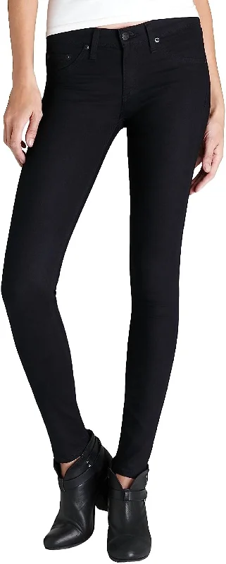 Trendy Boutique Online Slim Fit 5-Pocket Style Leggings Jeans In Midnight Navy