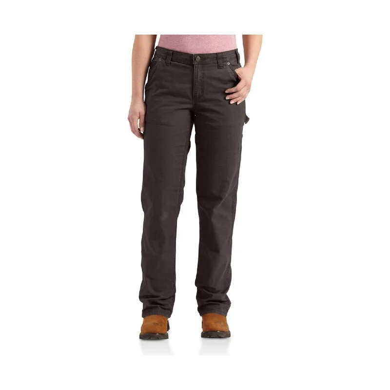 Seasonal Women's Fashion Trends Carhartt Women's Original Fit Crawford Pant - Dark Brown - ONLINE STORE CREDIT/EXCHANGE ONLY