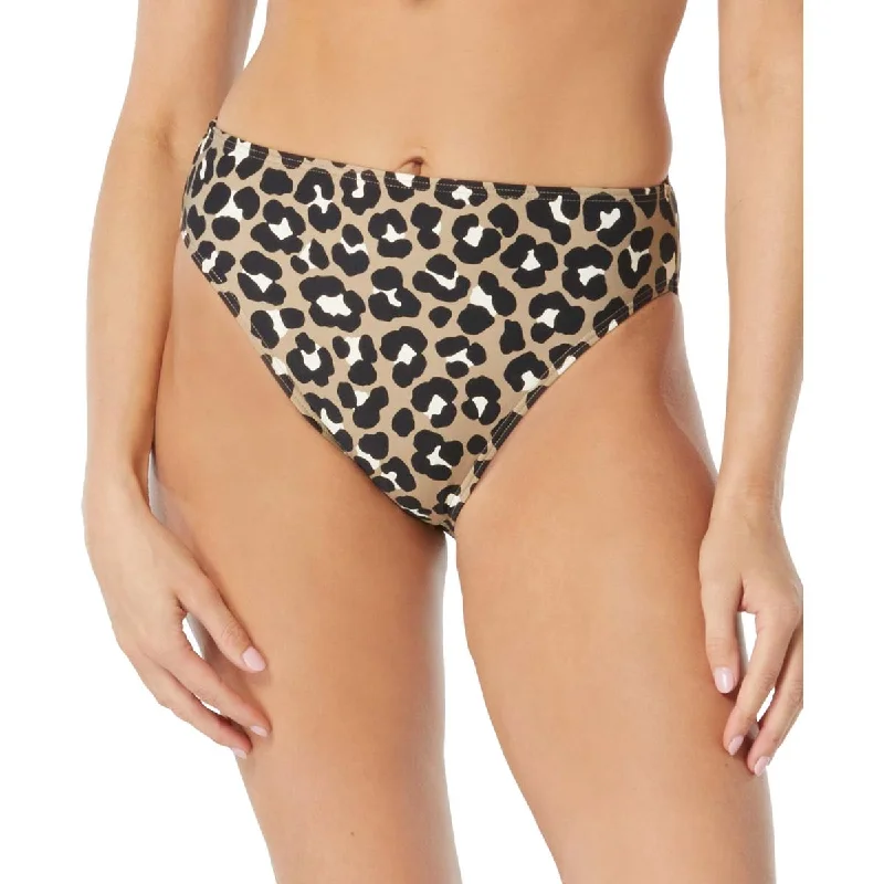 Affordable Online Boutiques Womens High Waist Leopard Print Swim Bottom Separates