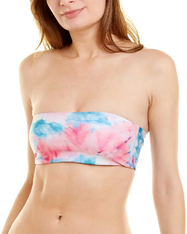 Women's Stylish Vacation Attire Splendid Reversible Bandeau Bikini Top