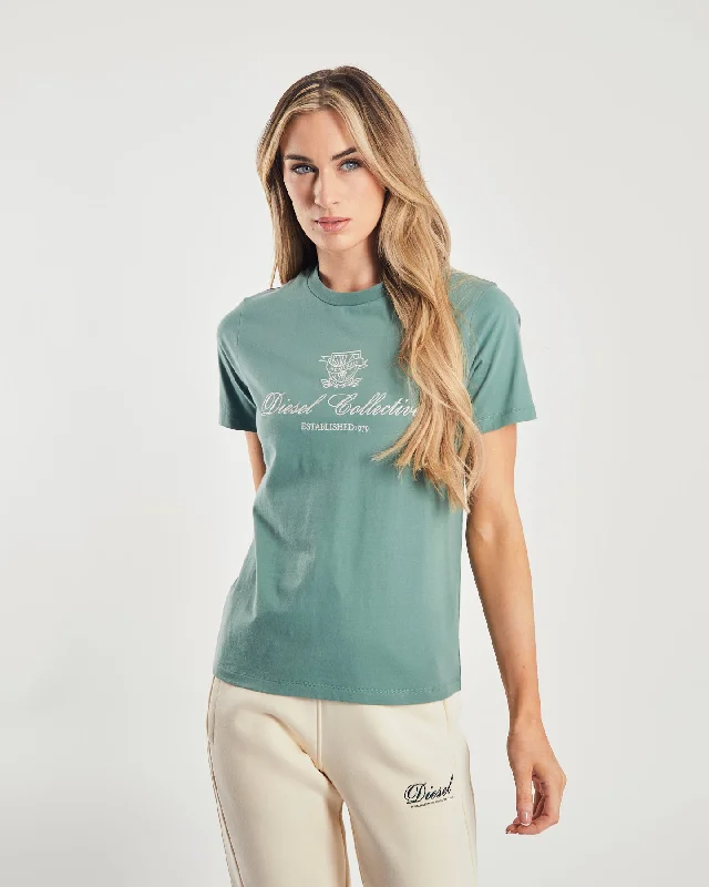 Formal Outfit For Women Rene Tee Green Trail