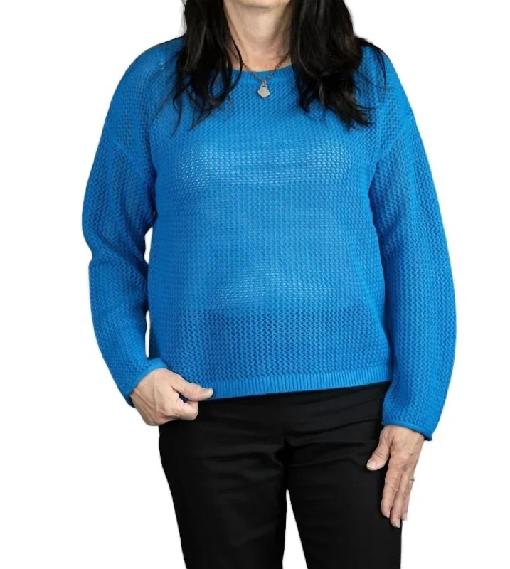 Formal Attire For Women Holey Sweater In Azore