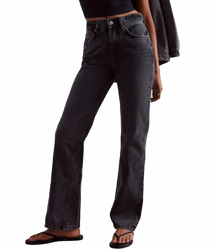 Women's Casual Wear Outfit Xena Slim Straight Jeans In Dark Night