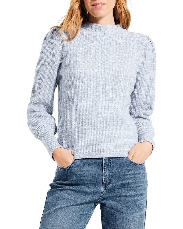 Women's Clothing Apparel NIC+ZOE Petite Waffle Stitch Sweater