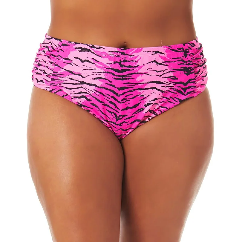 Trendy Women's Outfits for Casual Wear Plus Womens Tiger High-Waist Swim Bottom Separates