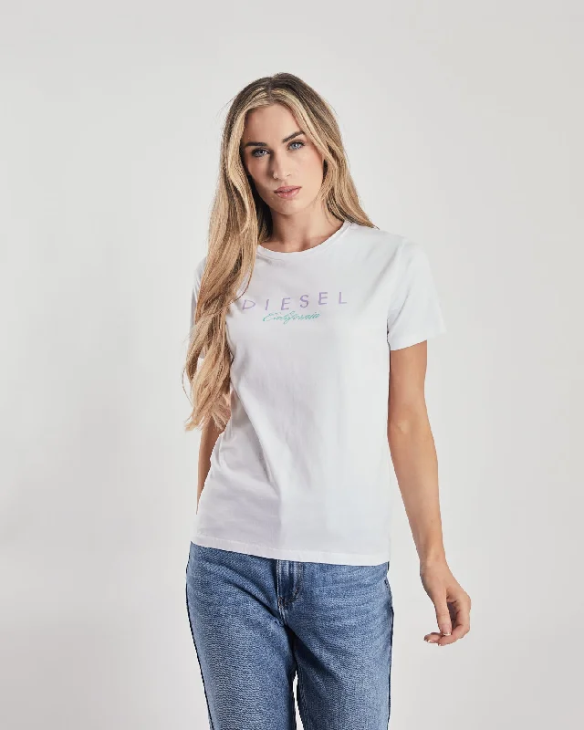 Women's High-Fashion Outfit Maisie T-Shirt Dove White