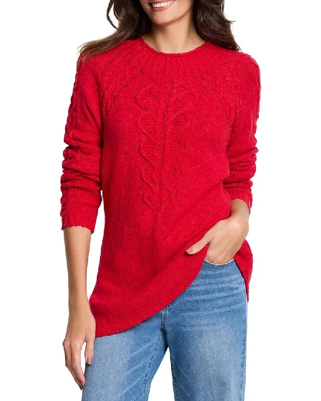 Women's Evening Wear Attire NIC+ZOE Femme Cable Sweater