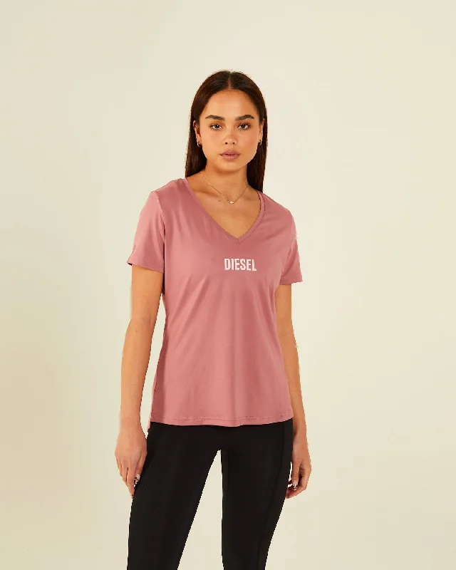 Women's Vacation Outfit Set Marcie Tee Blush Rose